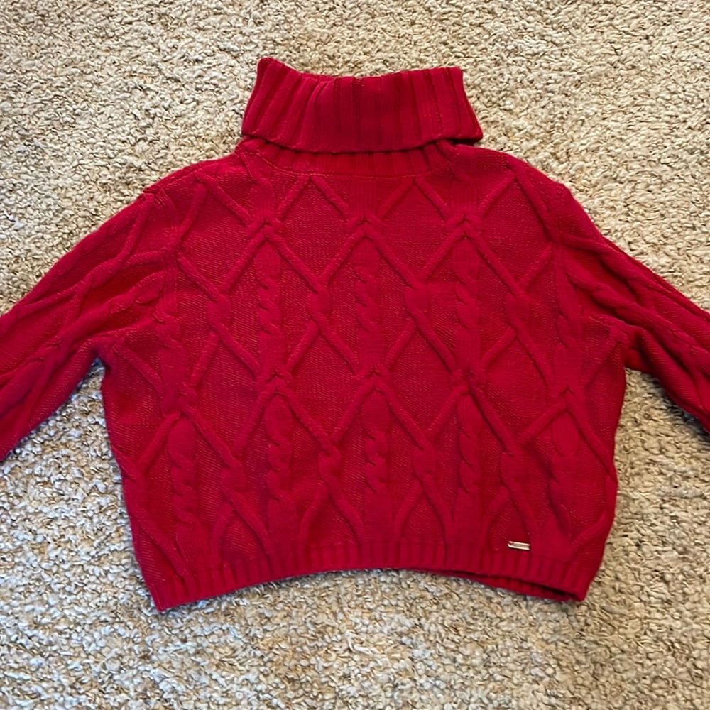 Red Hollister Turtle Neck